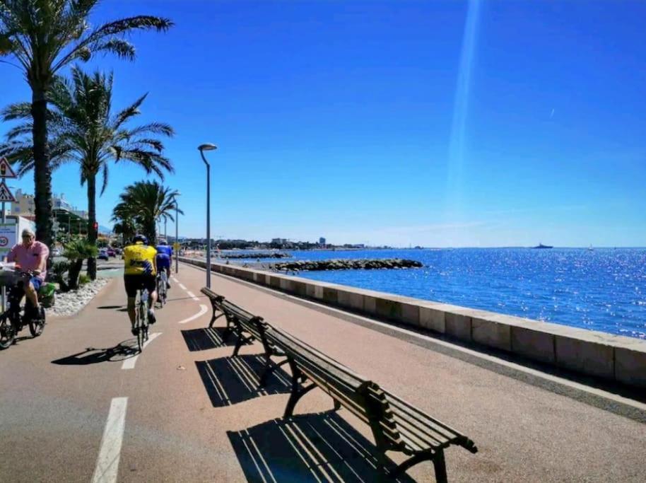 Oasis Marin 1 Studio Proche Mer Parking Wifi Cagnes-sur-Mer Exterior photo